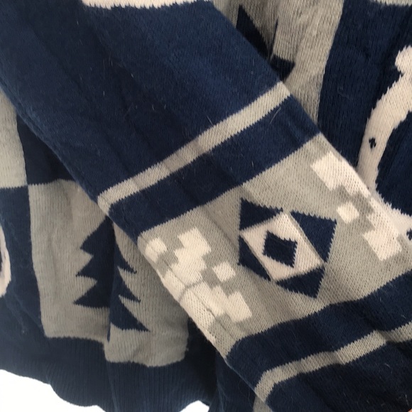 Indianapolis Colts ugly Christmas sweater blue and grey - Picture 4 of 5